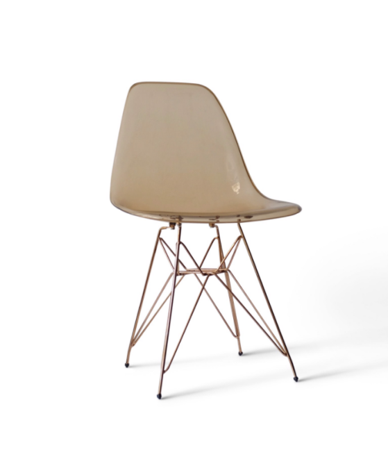 GHẾ G25 NÂU TRONG SUỐT