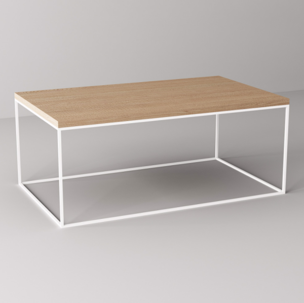 BÀN SOFA SIZE M CHÂN TRẮNG