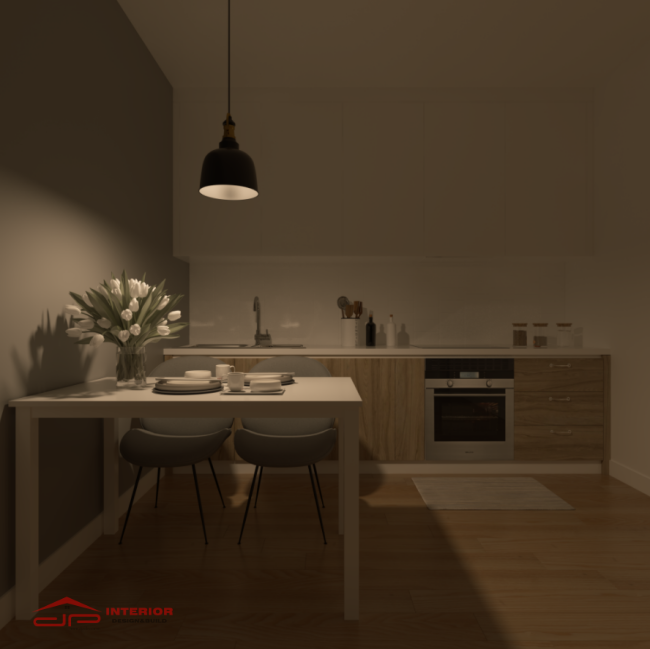 Bàn Ăn Gỗ Tràm Trắng Mờ Size S