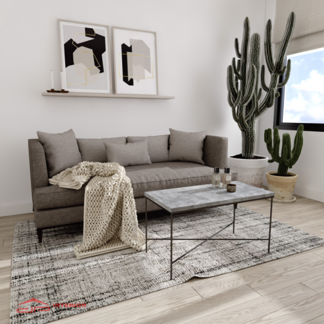 Bàn Sofa X- Cement Size S