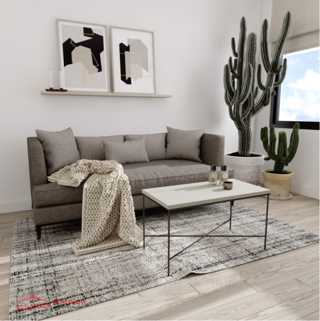 Bàn Sofa X- Light Wood Size S