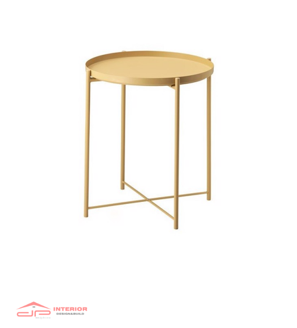 Bàn Khay Tròn- Yellow