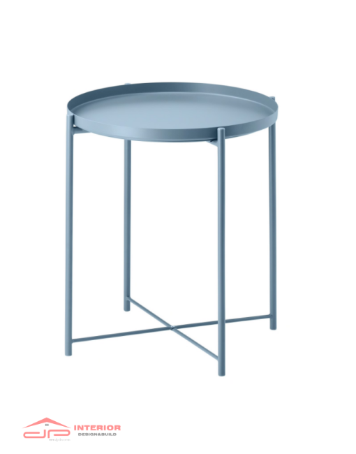 Bàn Khay Tròn- Blue