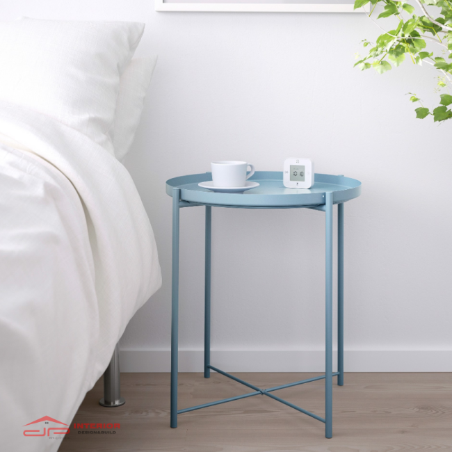 Bàn Khay Tròn- Blue