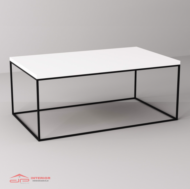 Bàn Sofa Size M Chân Đen