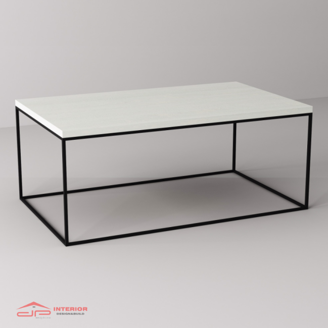 Bàn Sofa Size S Chân Đen