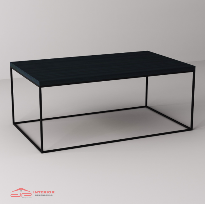 Bàn Sofa Size S Chân Đen