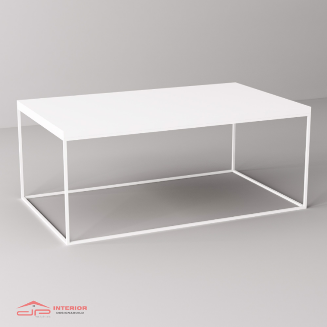 Bàn Sofa Size S Chân Trắng