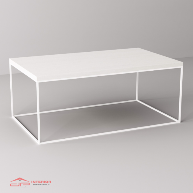 Bàn Sofa Size S Chân Trắng