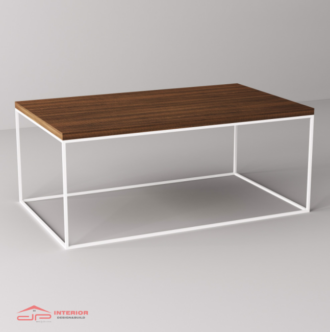 Bàn Sofa Size S Chân Trắng